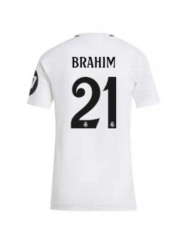 Billige Real Madrid Brahim Diaz #21 Hjemmedrakt Dame 2024-25 Kortermet